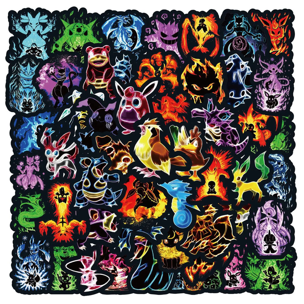 Pokemon Order Sticker 60Pcs Pokémon Stickers – Centronix