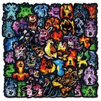 60Pcs Pokémon Stickers