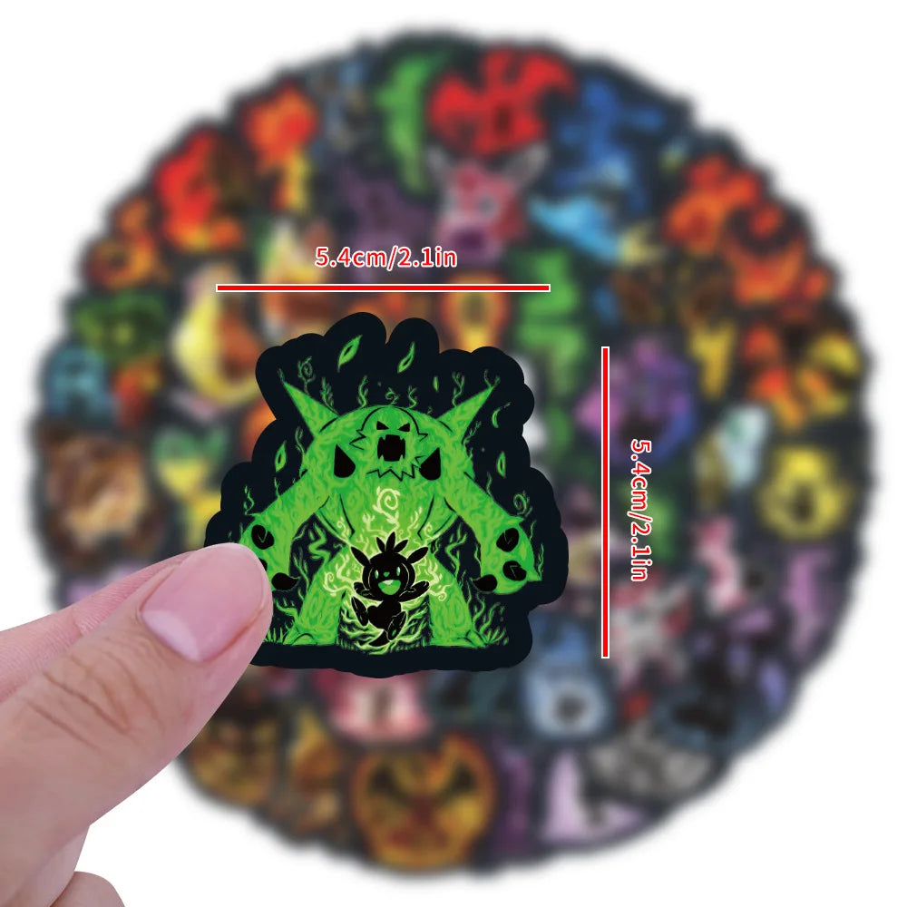 60Pcs Pokémon Stickers