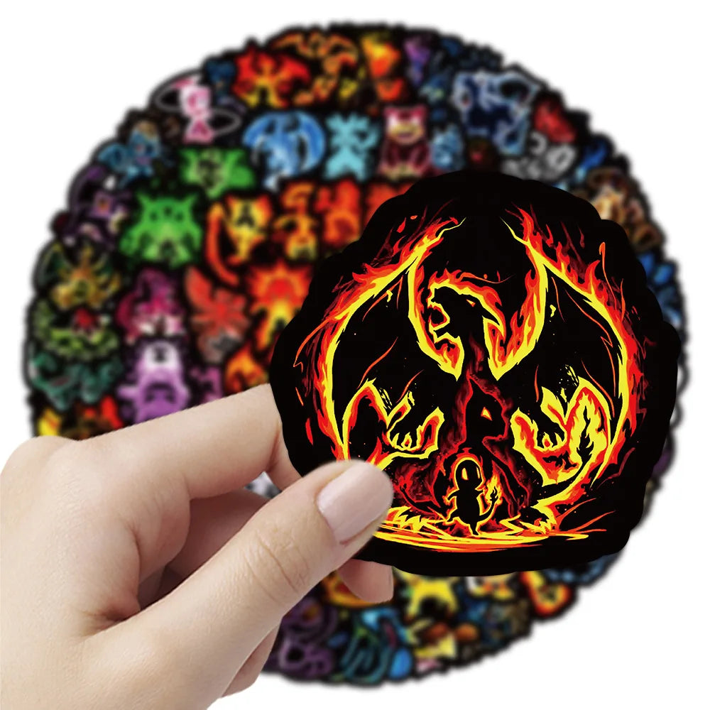 60Pcs Pokémon Stickers